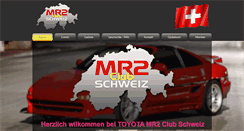 Desktop Screenshot of mr2-club.ch